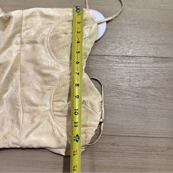 NEW Princess polly champagne pop mini dress size 2 Sexy Silky Gold - Picture 10 of 15